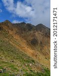 Mount Asahi in the summer