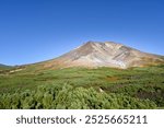 Mount Asahi-dake in early autumn, Hokkaido, Japan