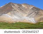 Mount Asahi-dake in early autumn, Hokkaido, Japan