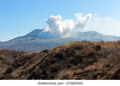 Mount Aso is the largest active volcano in Japan 