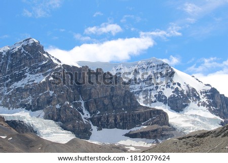 Mount Athabasca in Alberta, Canada