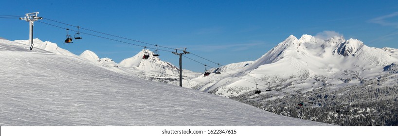 Mount Bachelor Ski Area In Bend, Oregon