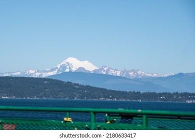 Mount Baker From Orcas Island Ferry