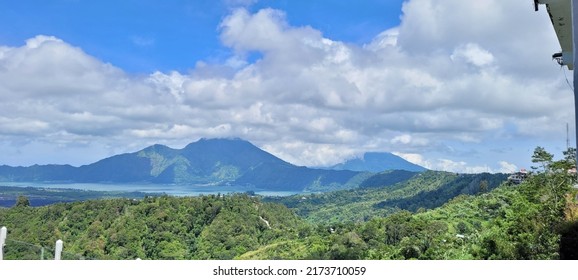 Mount Batur Is Located In Kintamani District, Bali, Indonesia