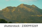 Mount Batur Perspective while sunset.
