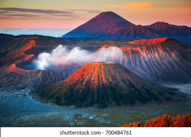 Mount Bromo, is an active volcano and part of the Tengger massif, in East Java, Indonesia. - Powered by Shutterstock