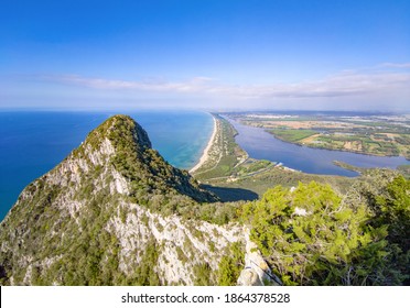 Mount Circeo (Latina, Italy) - The famous mountain on the Tirreno sea, in the province of Latina, very popular with hikers for its beautiful landscapes. - Powered by Shutterstock