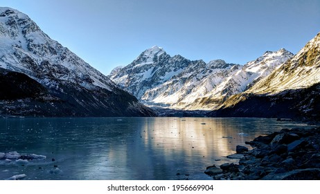 Mount Cook National Park
Hooker Lake Is A Proglacial Lake That Started To Form In The Late 1970s