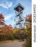 Mount Davis During Autumn in Forbes State Forest, Pennsylvania, USA