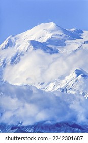 Mount Denali peak with snow in Alaska - Shutterstock ID 2242301687