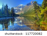 Mount Edith Cavell Reflection on Cavell Lake, Jasper, Canadian Rockies