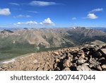 Mount Elbert trail, the state high point of Colorado