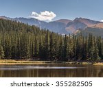 Mount Evans & Echo Lake along the Mount Evans Scenic Byway, Colorado, USA