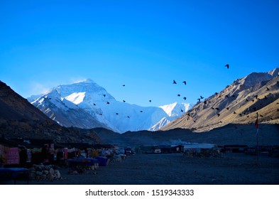 Mount Everest Base Camp In Tibet