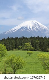 Mount Fuji In Early Summer, Japan 