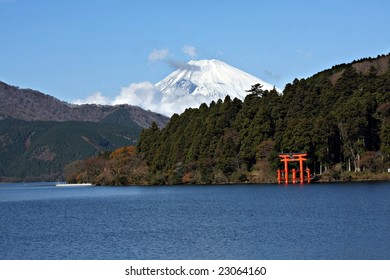 Mount Fuji And Lake Ashi