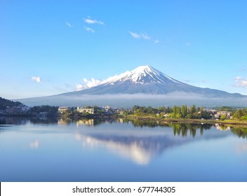 Mount Fuji on summer In Tokyo, Japan