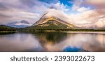Mount Grinnell at Swiftcurrent Lake in Glacier National Park