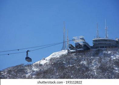 Mount Hakodate Ropeway Of Winter