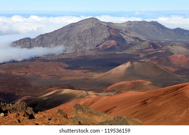 Mount Haleakala Crater On Maui, Hawaii