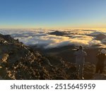 Mount Haleakala sunrise, on Maui, Hawaii.