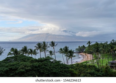 Mount Haleakala View During Golden Hour On Maui, Hawaii