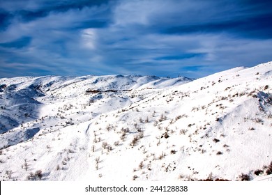 Mount Hermon In The Snow