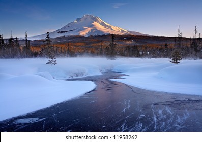 Mount Hood Winter