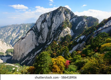 Mount Hua (Hua Shan) In Shaanxi Province, China.