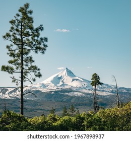 Mount Jefferson In The Oregon Cascades