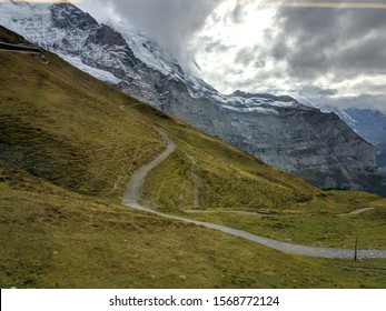 Mount Jung Frau Flush Green Lands Stock Photo 1568772124 | Shutterstock