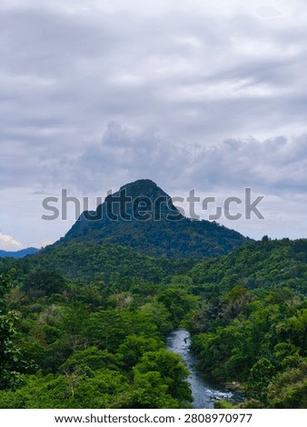 Mount Kantawan which is located in Loksado Hulu Sungai Selatan
