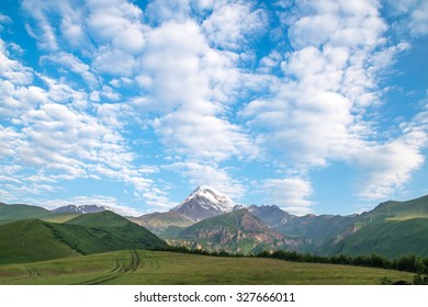 Mount "Kazbek" in Georgia
