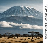 Mount Kilimanjaro, located in Tanzania, is Africa