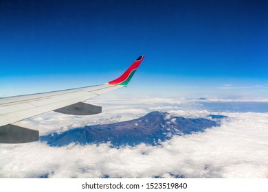 Mount Kilimanjaro / Tanzania - 19.08.2019: Top View