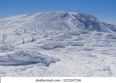 Mount Kumano In Zao Mountain Range