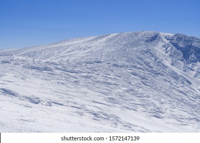 Mount Kumano In Zao Mountain Range