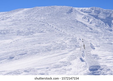 Mount Kumano In Zao Mountain Range