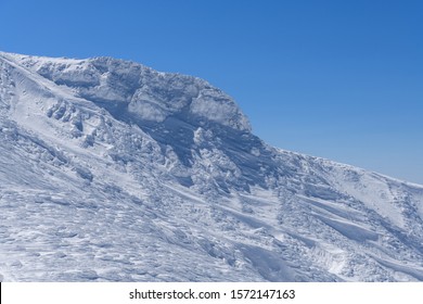 Mount Kumano In Zao Mountain Range