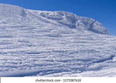 Mount Kumano In Zao Mountain Range