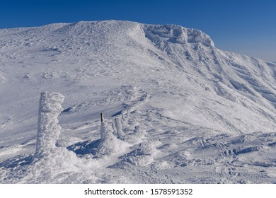 Mount Kumano In Zao Mountain Range