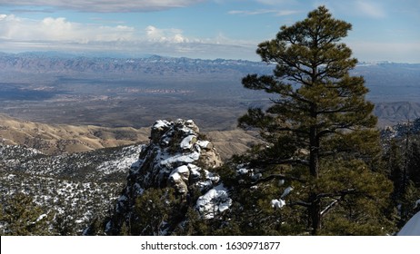 Mount Lemmon, Arizona, Covered In Snow