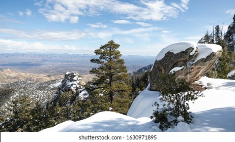 Mount Lemmon, Arizona, Covered In Snow