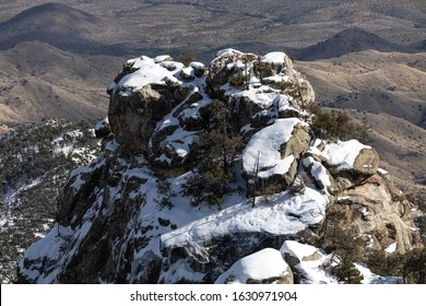 Mount Lemmon, Arizona, Covered In Snow