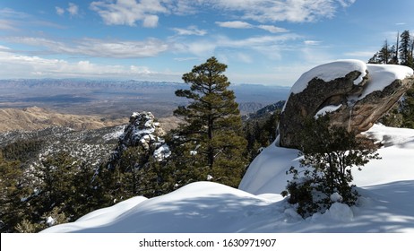 Mount Lemmon, Arizona, Covered In Snow