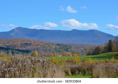 Mount Mansfield Vermont In Autumn