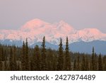 Mount mckinley (mount denali), denali highway, alaska, united states of america, north america