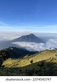 Mount Merapi is one of the most active volcanoes in Indonesia with a height of 2,930 meters above sea level