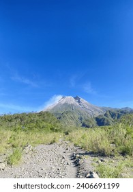 Mount Merapi (peak height 2,930 meters above sea level, as of 2010) is a volcano in the central part of Java Island and is one of the most active volcanoes in Indonesia