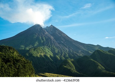 Mount Merapi In Yogyakarta
